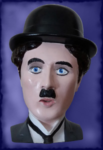 Buste Charlie Chaplin - Sculpture