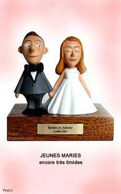 Figurine de mariés