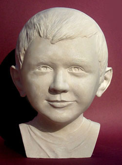 Buste Sculpture d'Enfant - Enzo