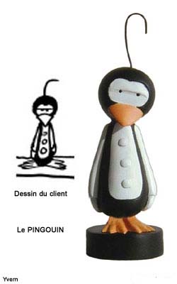 Pingouin stylisée